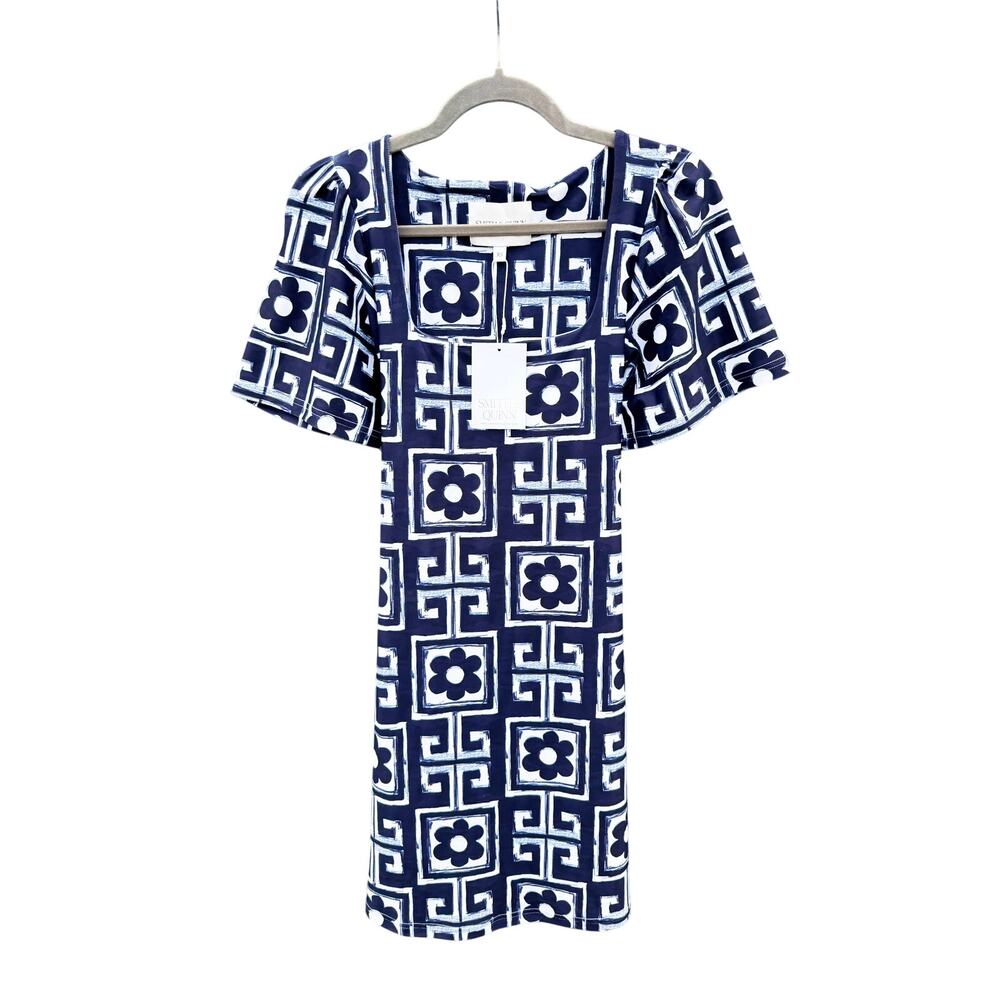 NWT SMITH & QUINN Pearl Dress Flow Navy Floral XS
